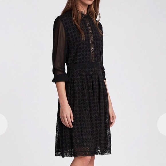allsaints lilith dress